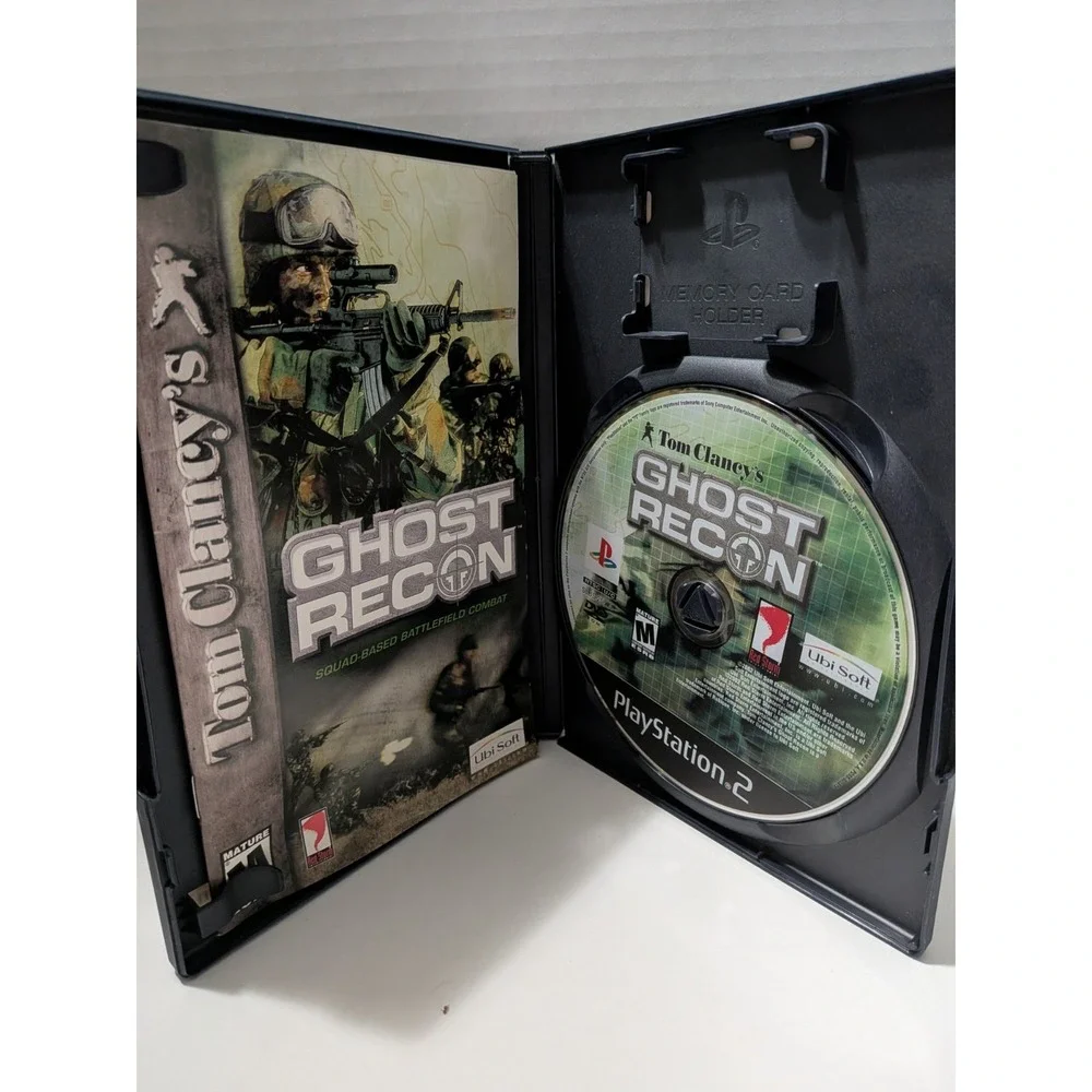 Tom Clancy's Ghost Recon PS2 Game Ubisoft Red Storm Complete In Box